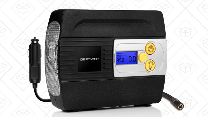 DBPOWER 12V Tire Inflator, $21 with code IVVIFA4X